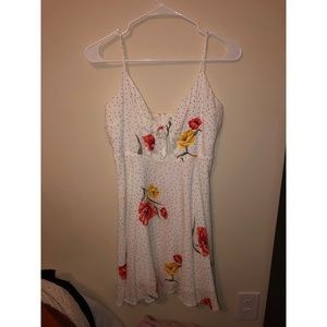 Forever 21 spaghetti strap v neck mini dress